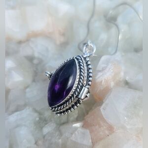 NWT Amethyst Poison Lockett 925 Silver Plated Pendant
